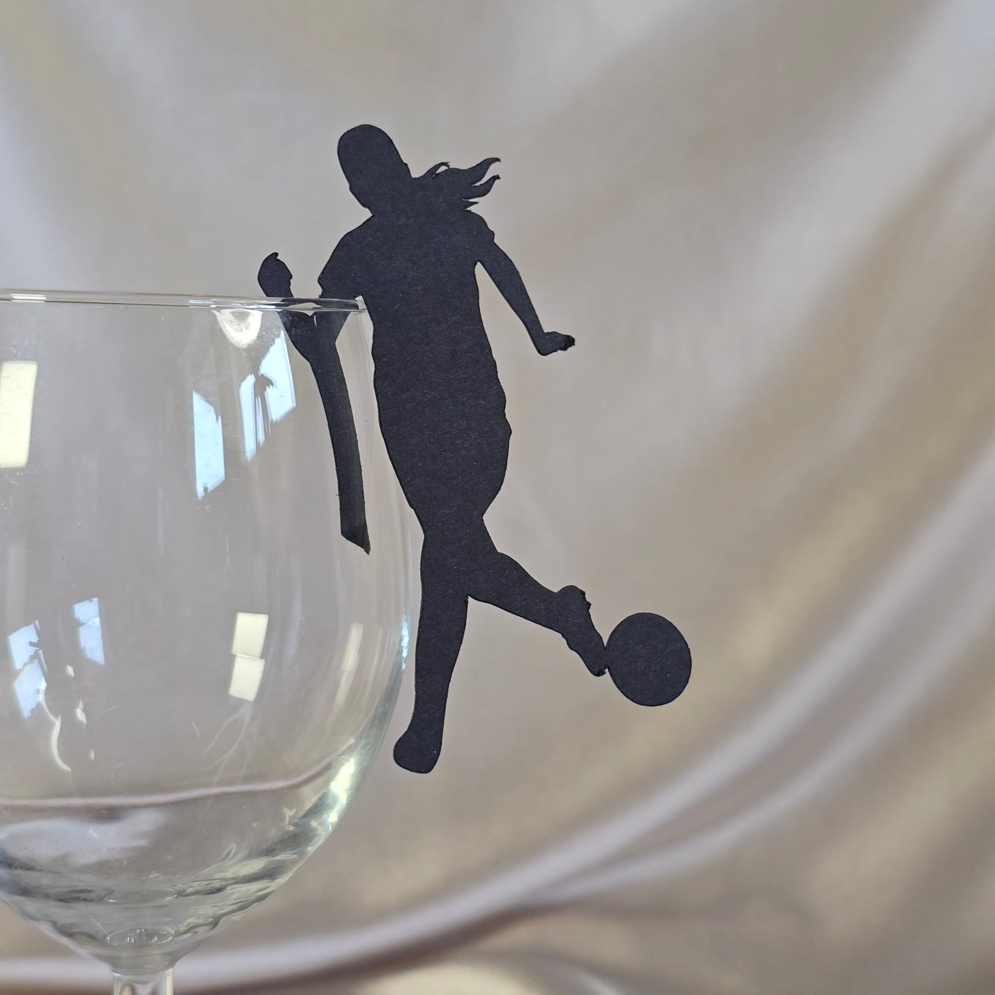 Bordkort konfirmasjon jente - fotballspiller