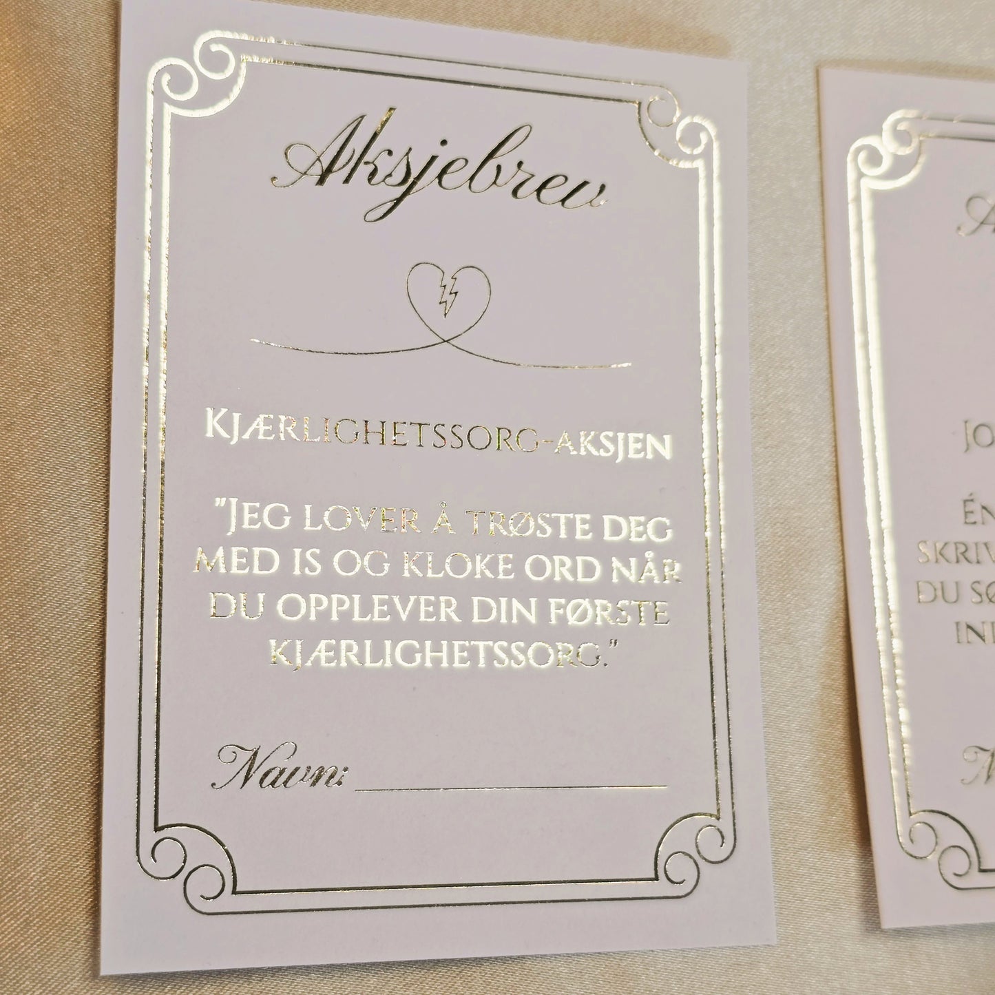 Morsom lek til konfirmasjonen.