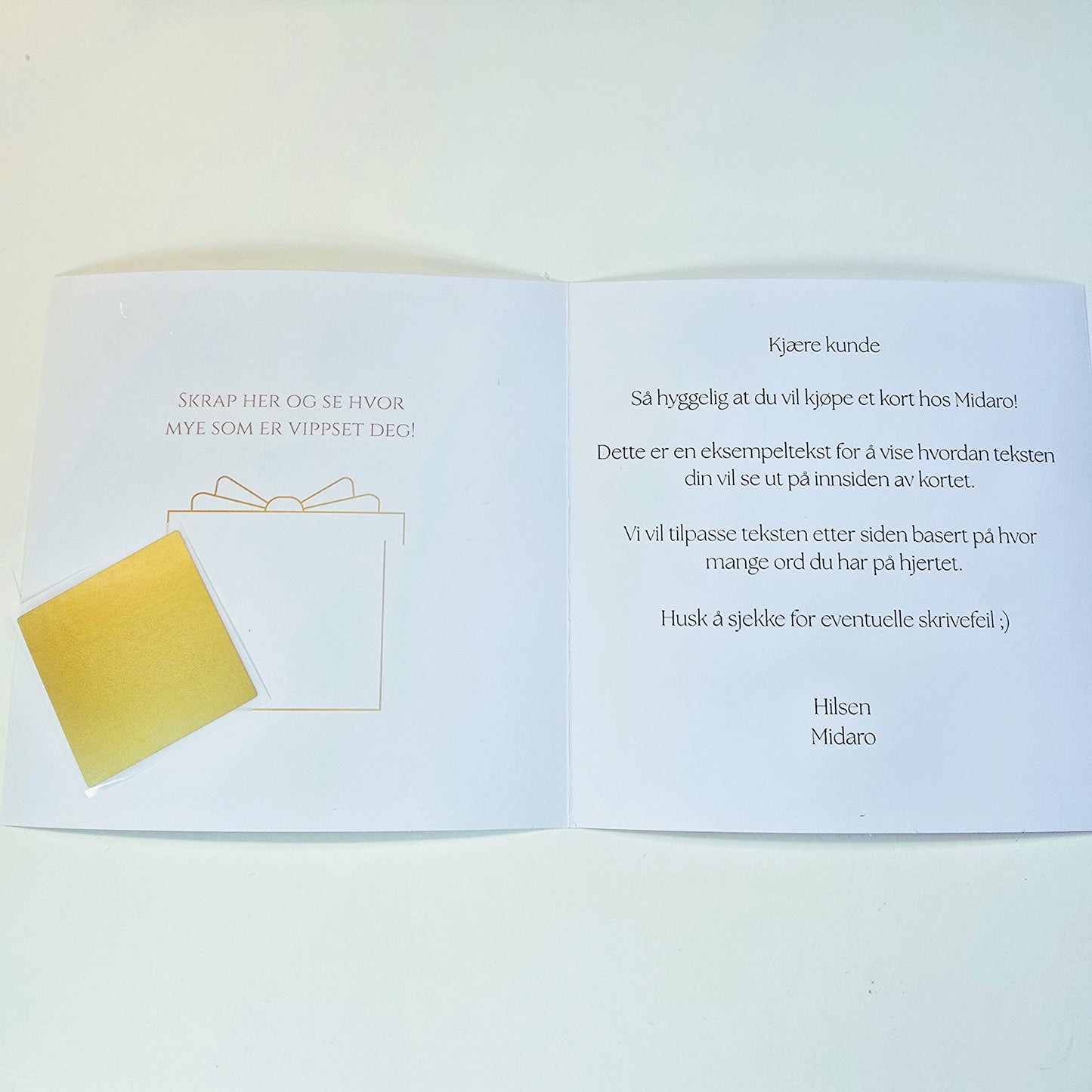 50-årskort med egne bilder