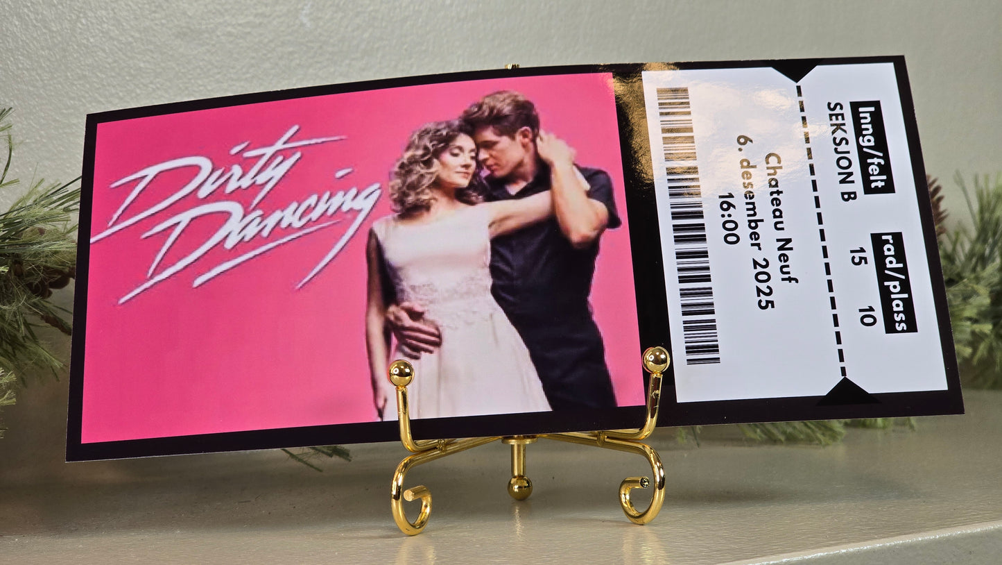 Personalisert gavekort - konsert eller show billett