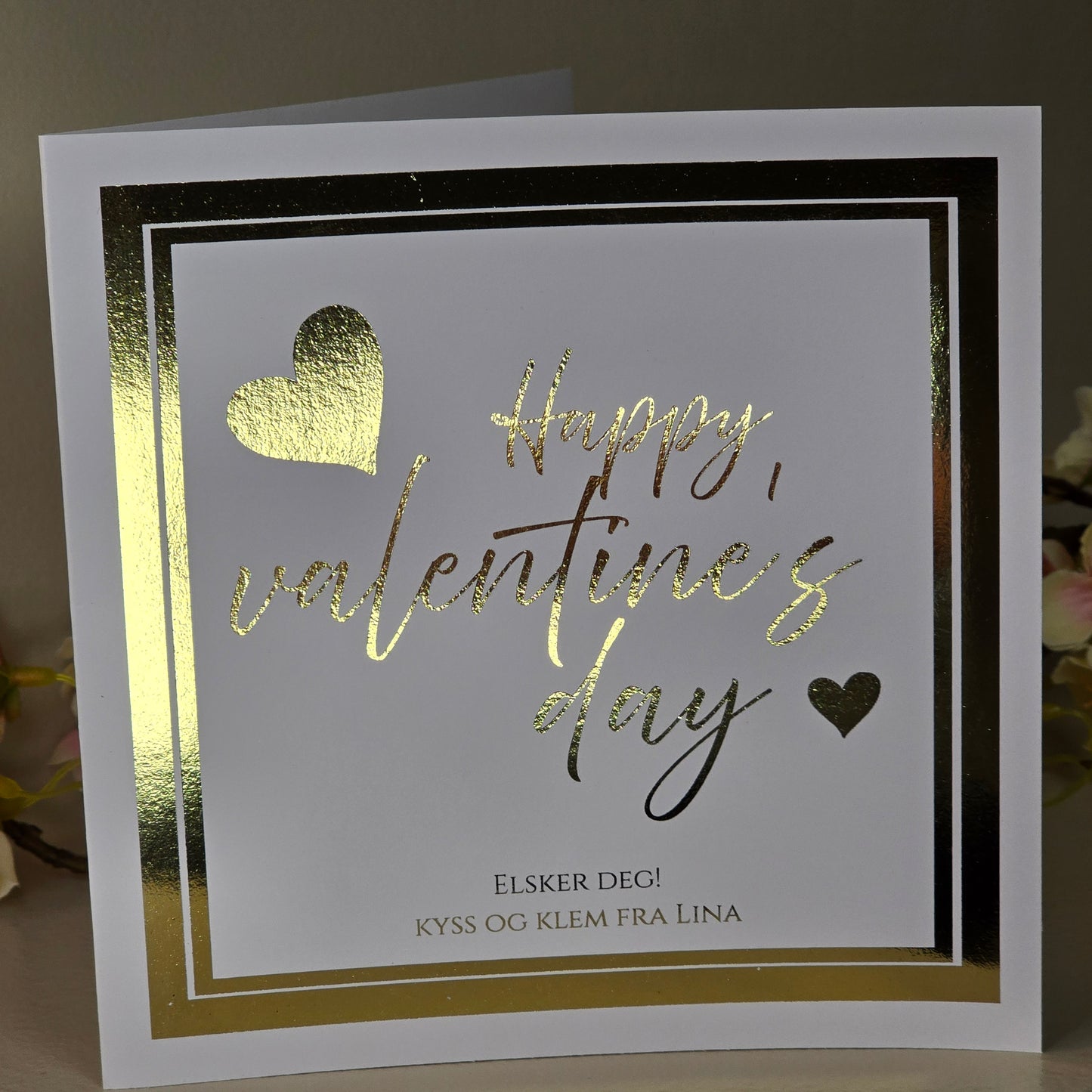 Valentineskort – med personlig hilsen