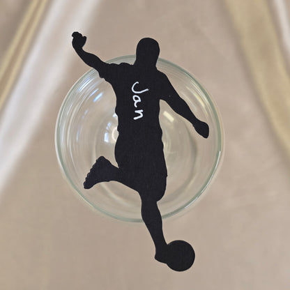 Bordkort konfirmasjon gutt - fotballspiller
