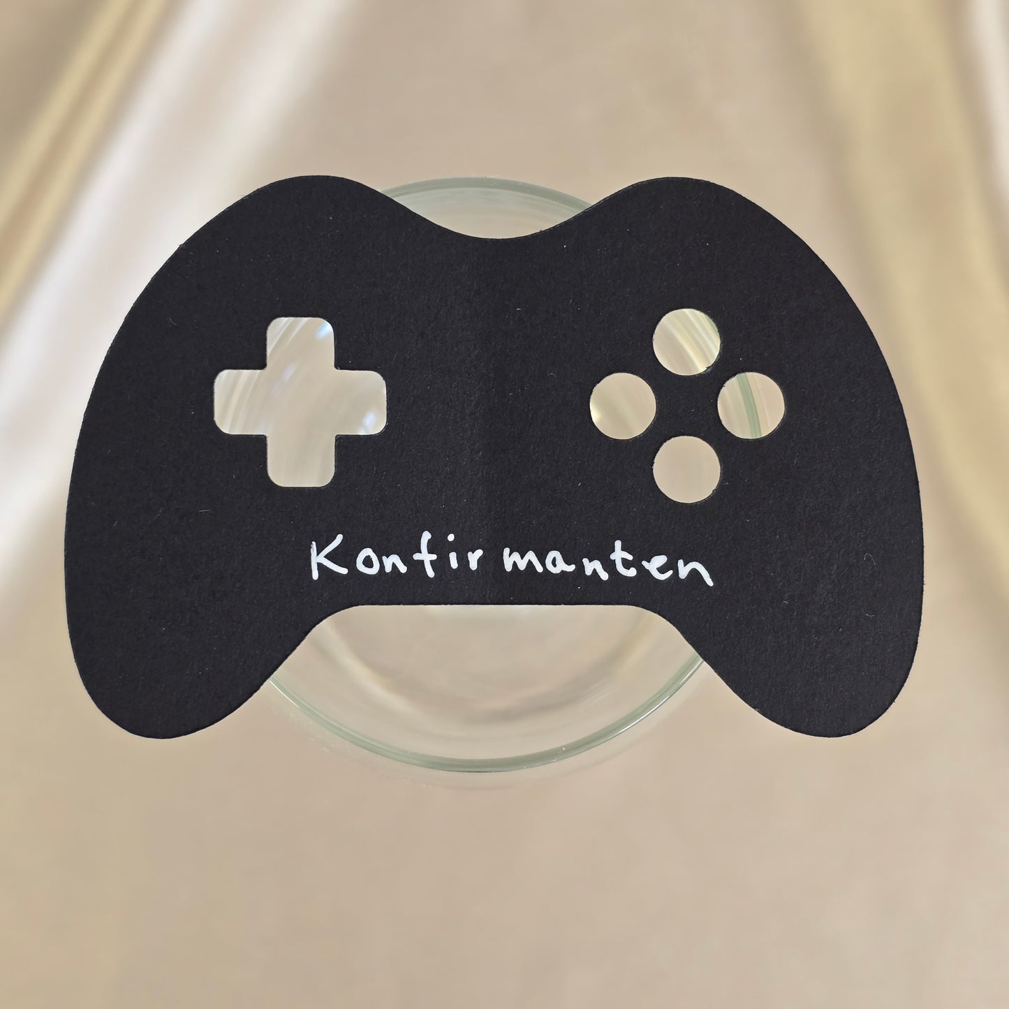 Bordkort konfirmasjon - gaming