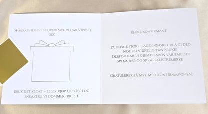 Gratulasjonskort - Vipps konfirmant