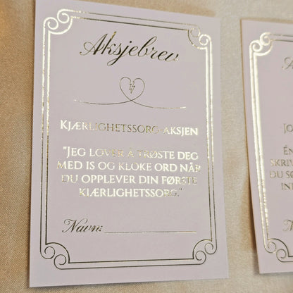 Morsom lek til konfirmasjonen. 