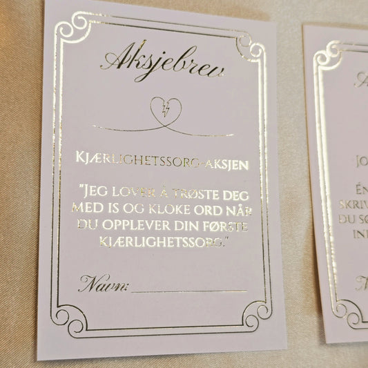 Morsom lek til konfirmasjonen. 