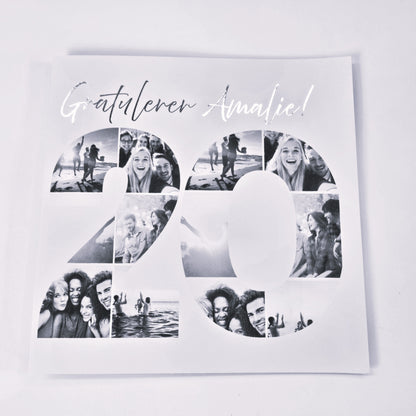 20-årskort med egne bilder