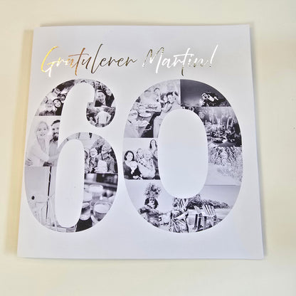 60-årskort med egne bilder