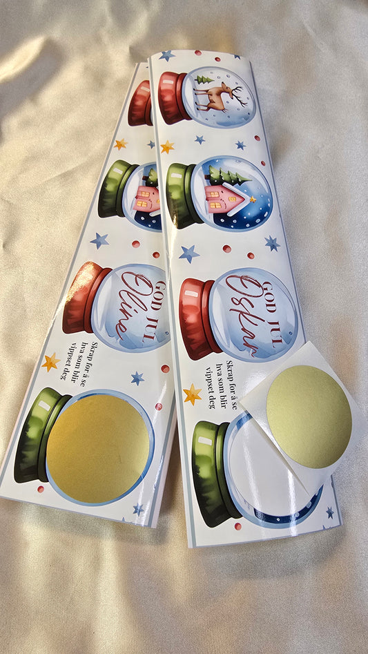 Vipps sjokoladeomslag for store sjokoladeplater - Snøkuler