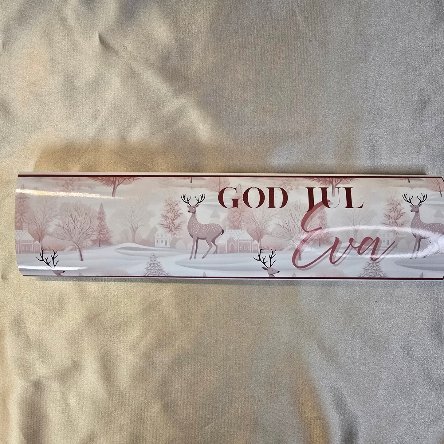 Personlig sjokoladeomslag for store sjokoladeplater - Reinsdyr