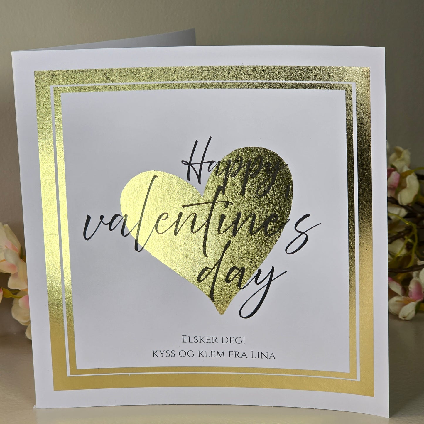 Valentineskort – Happy valentines