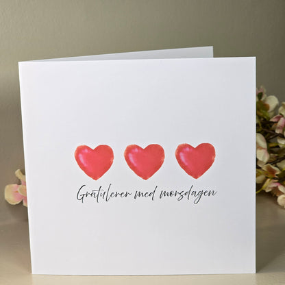 Morsdagskort – hjerter