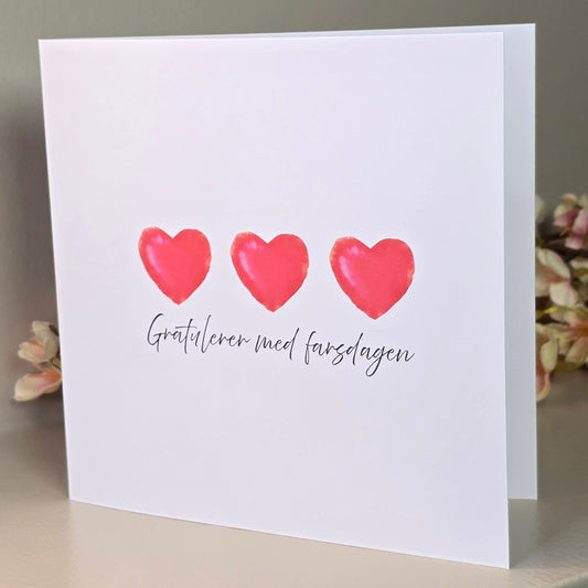Farsdagskort – hjerter