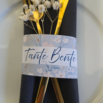 Serviettbånd med navn