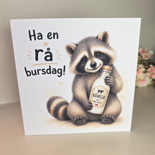 Kort – Ha en rå bursdag!
