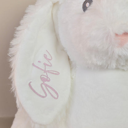 Personlig kaninbamse med navn –  30 cm
