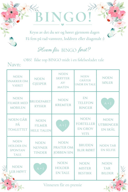 Bryllupsbingo - Sommerbris