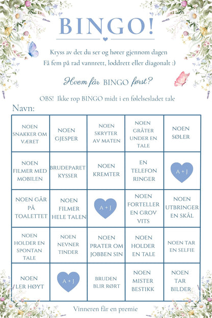Bryllupsbingo - Sommereng