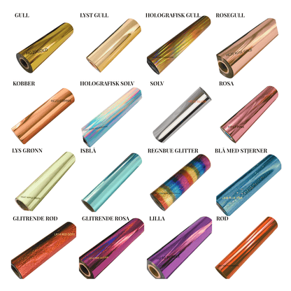 Oversikt over våre folier